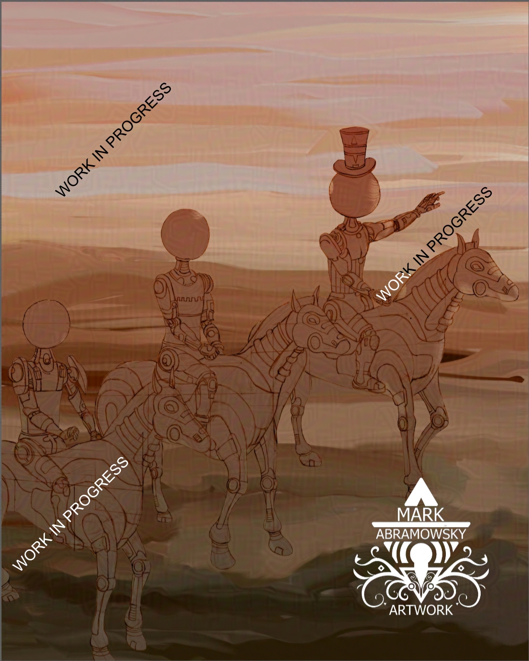 Chrome Cowboys Work in Progress Image 3